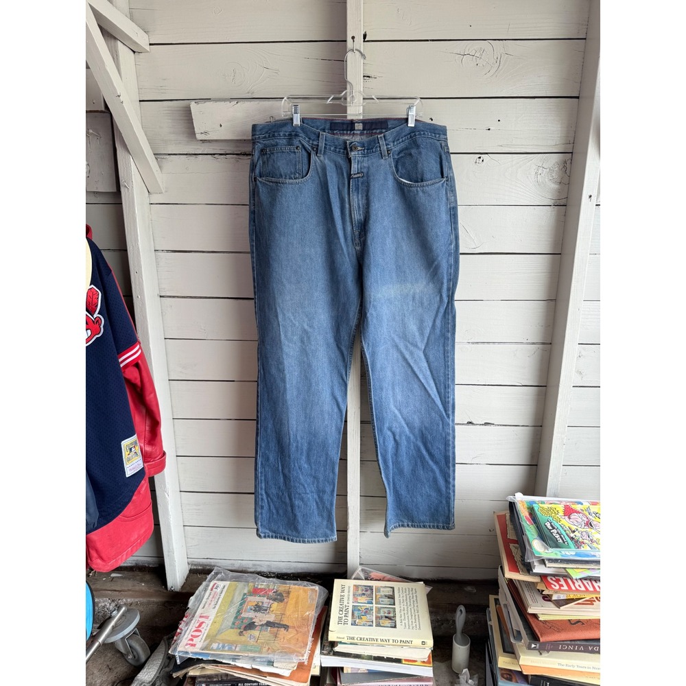 Marithe Francois Girbaud Vintage Mens Blue Denim Jeans Straight Leg Size 40